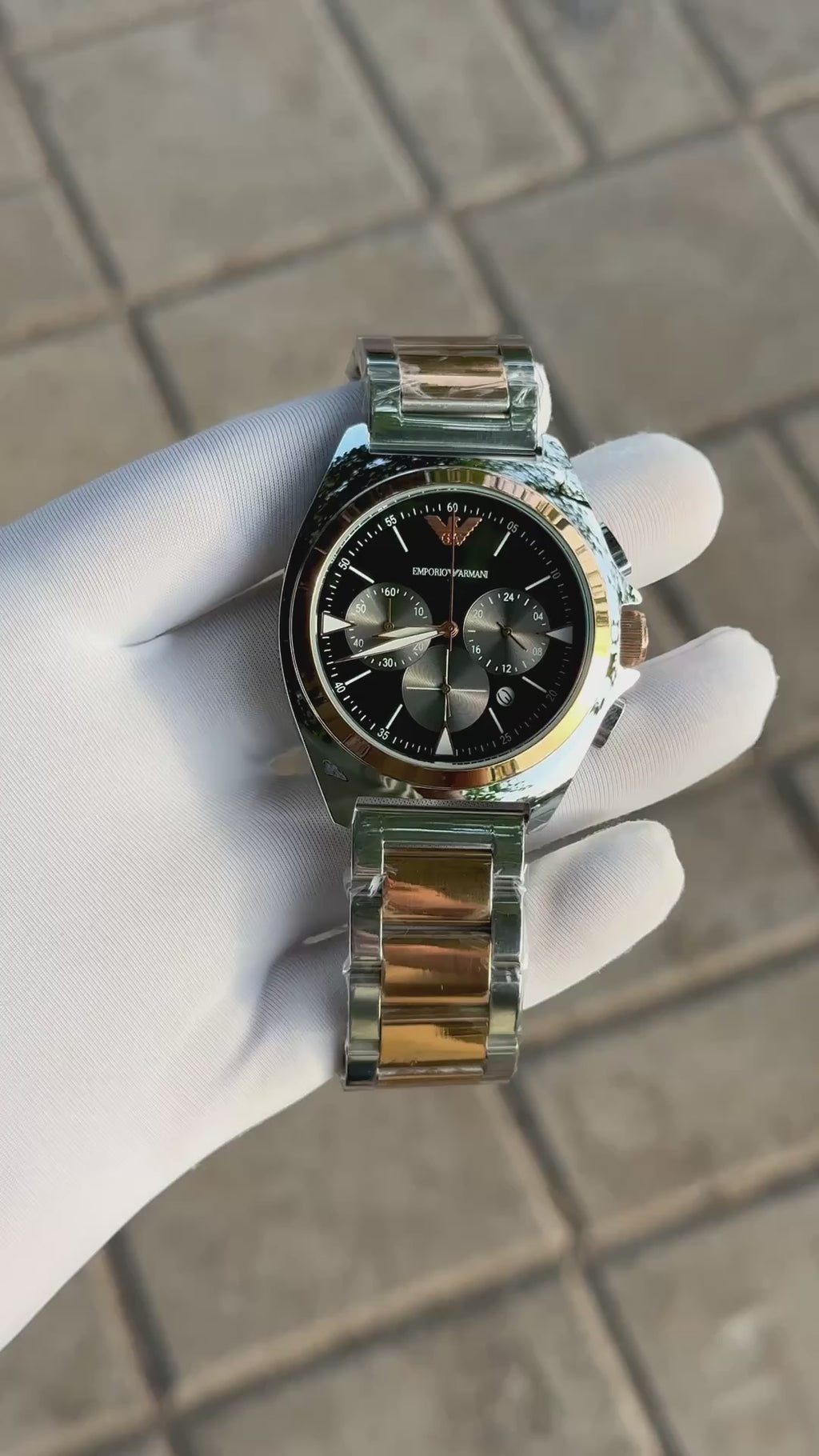EMPORIO ARMANI DUAL TONE  WC 1310