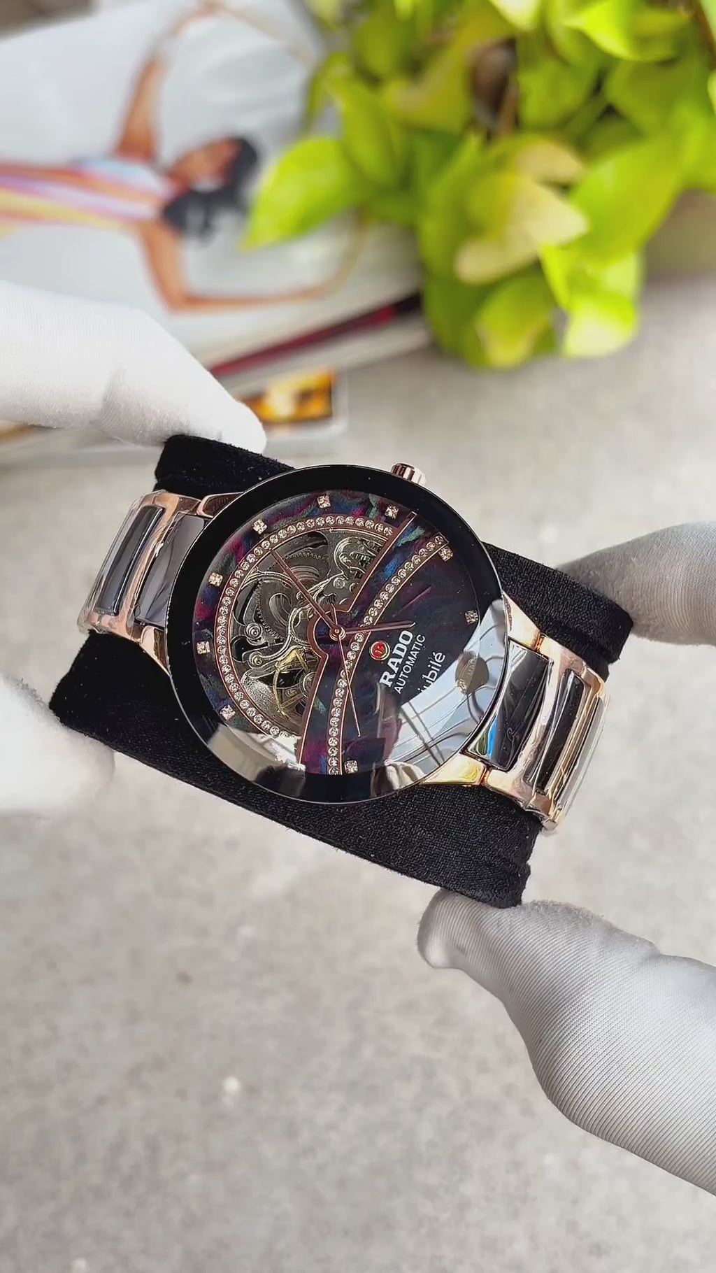 RADO CENTRIX AUTOMATIC DIAMONDS OPEN HEART