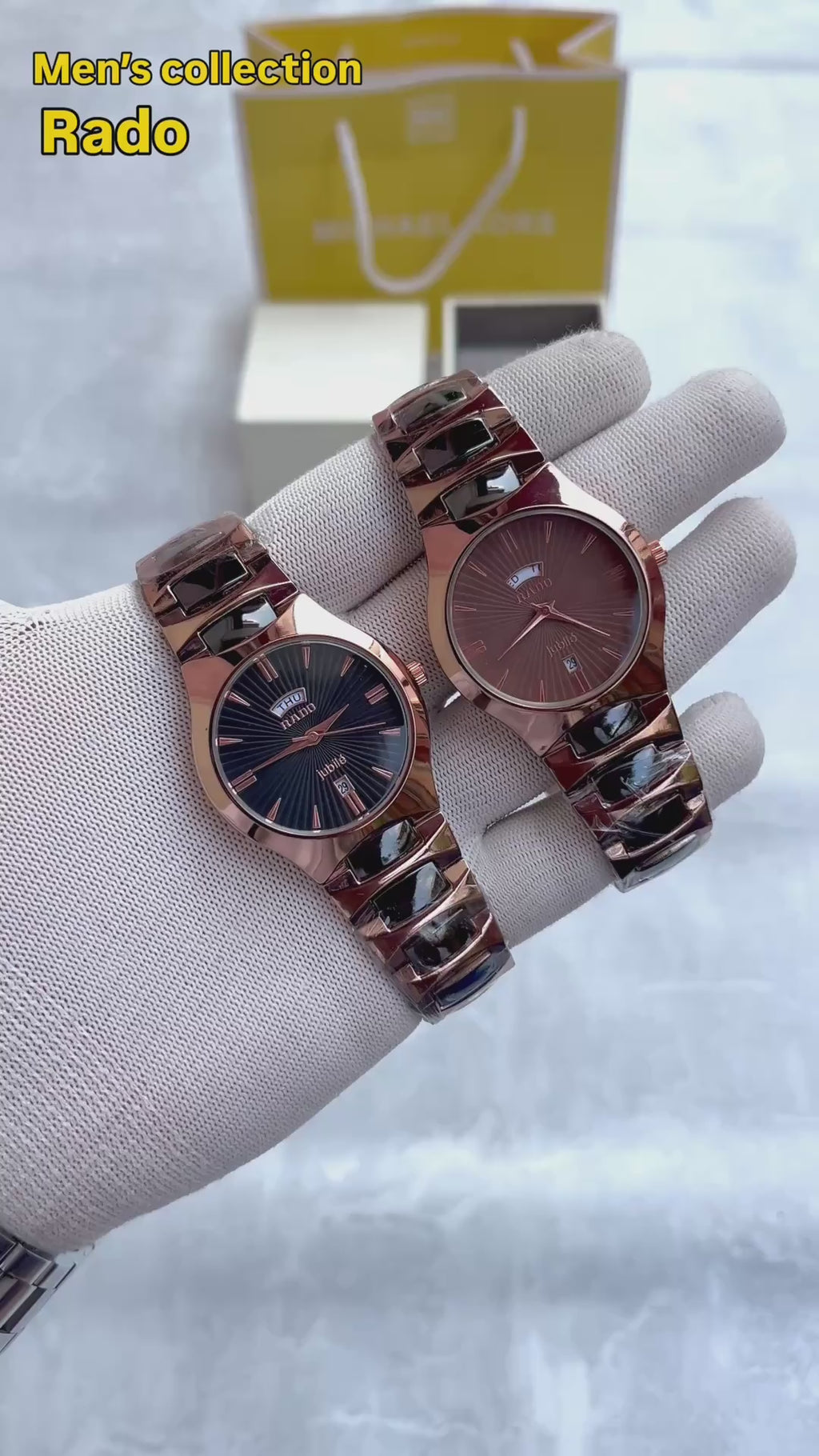 RADO JUBLIE DAY-DATE WITH BRWON DIAL