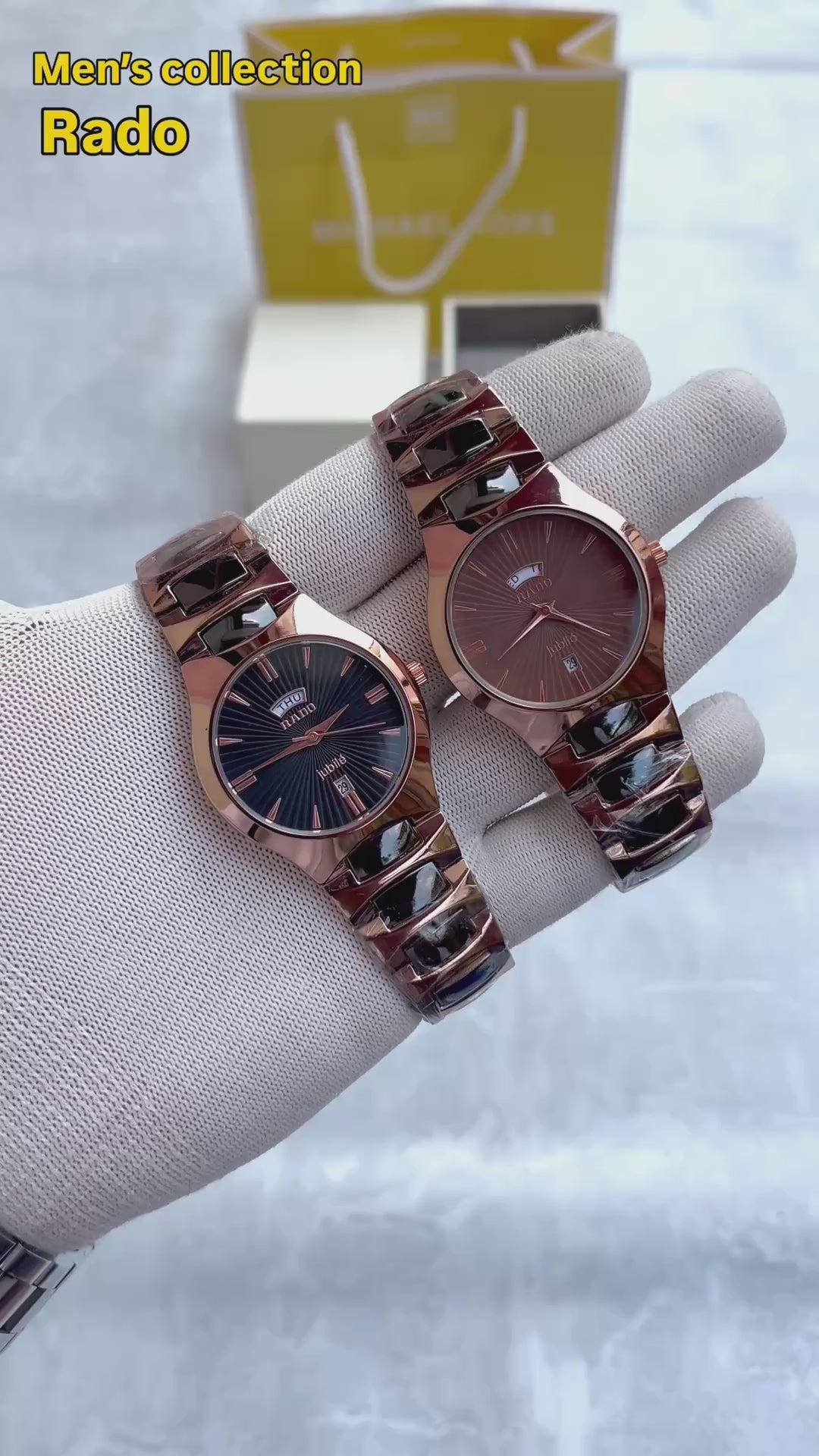 RADO JUBLIE DAY-DATE WITH BRWON DIAL