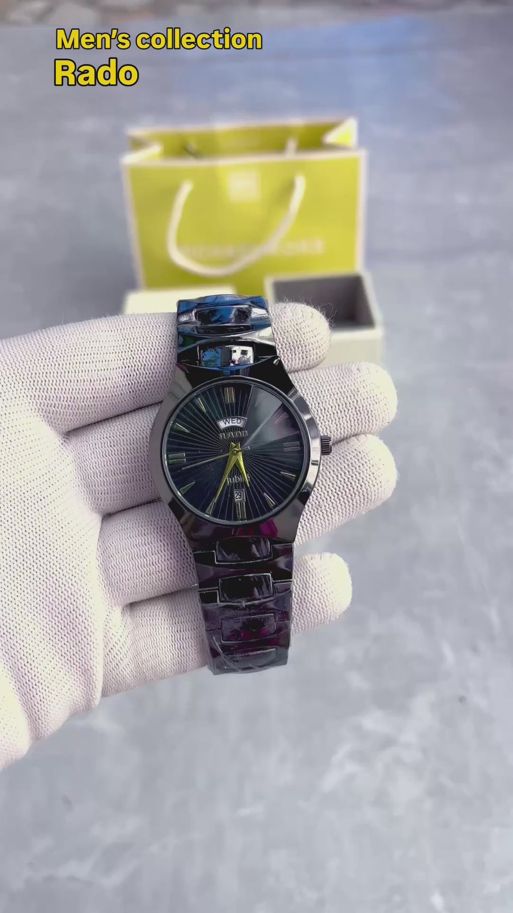 RADO JUBLIE DAY-DATE FULL BLACK