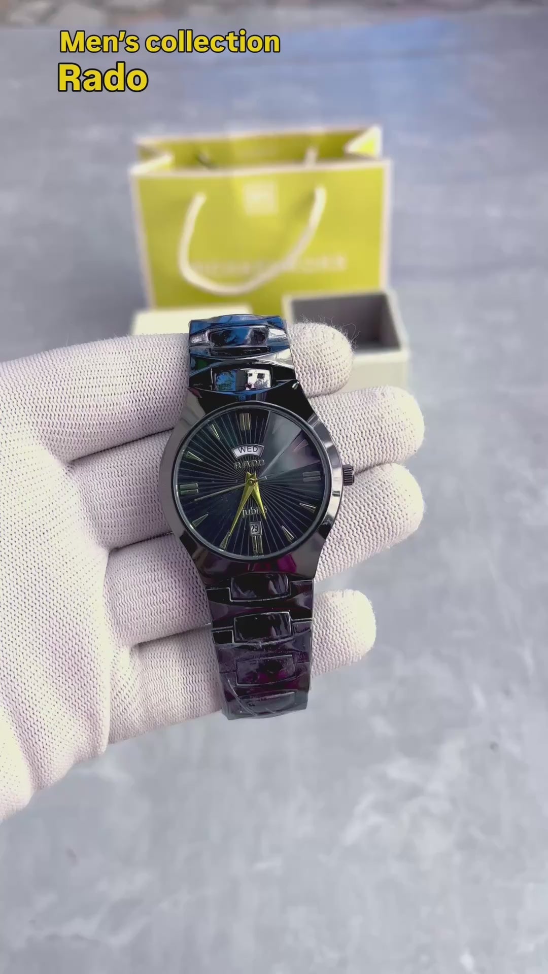RADO JUBLIE DAY-DATE FULL BLACK