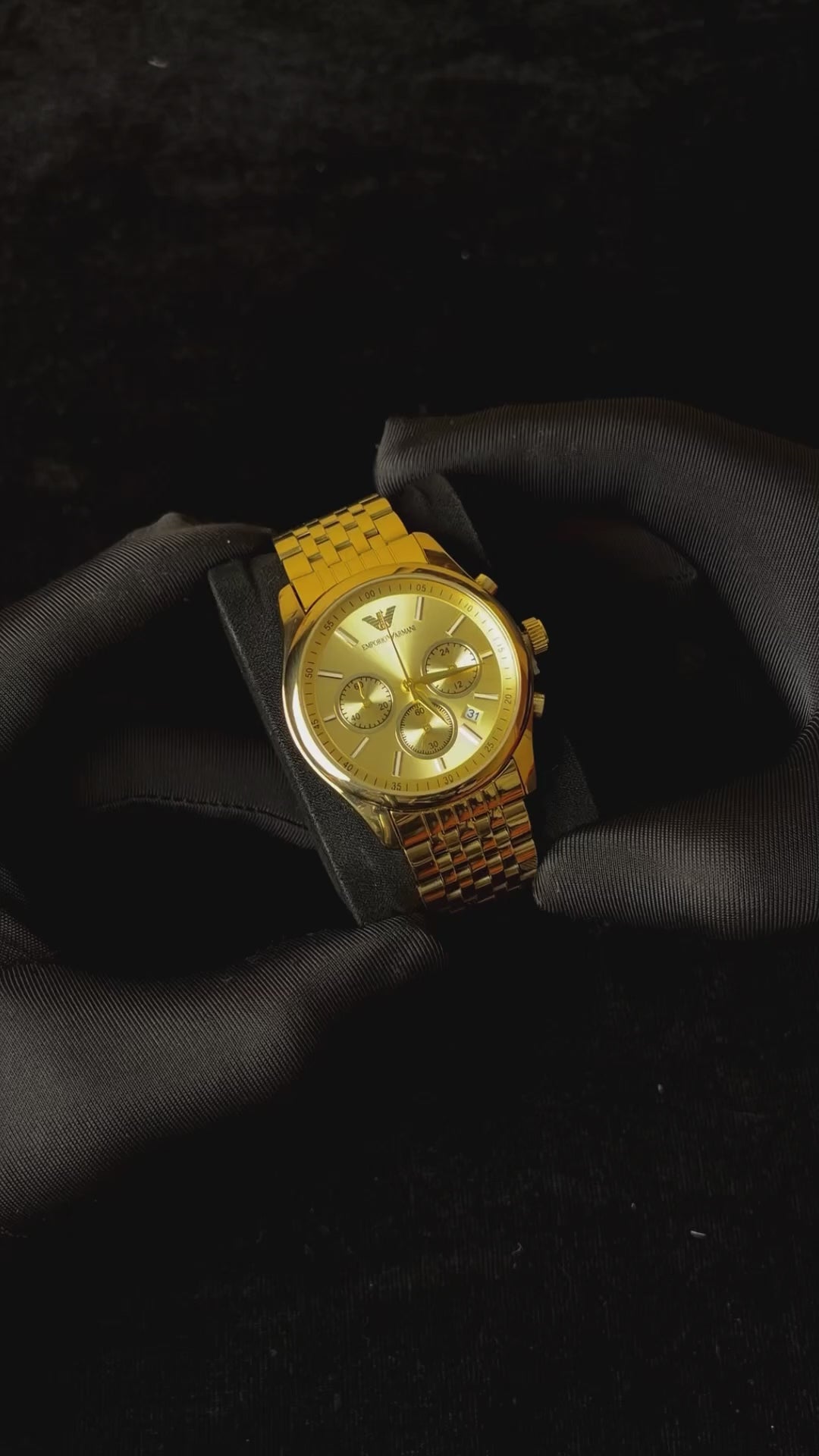 EMPORIO ARMANI AR11581 CHRONOGRAPH FULL GOLD