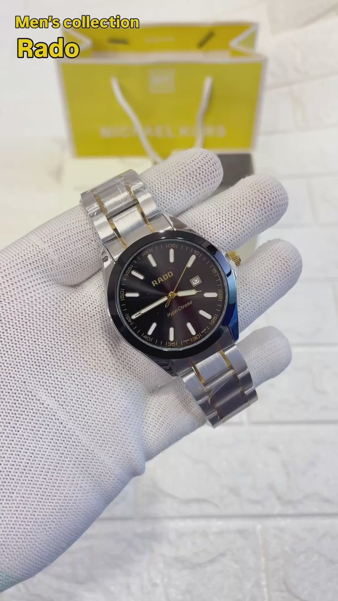 RADO HYPERCHROME – BLACK DIAL TWO-TONE EDITION