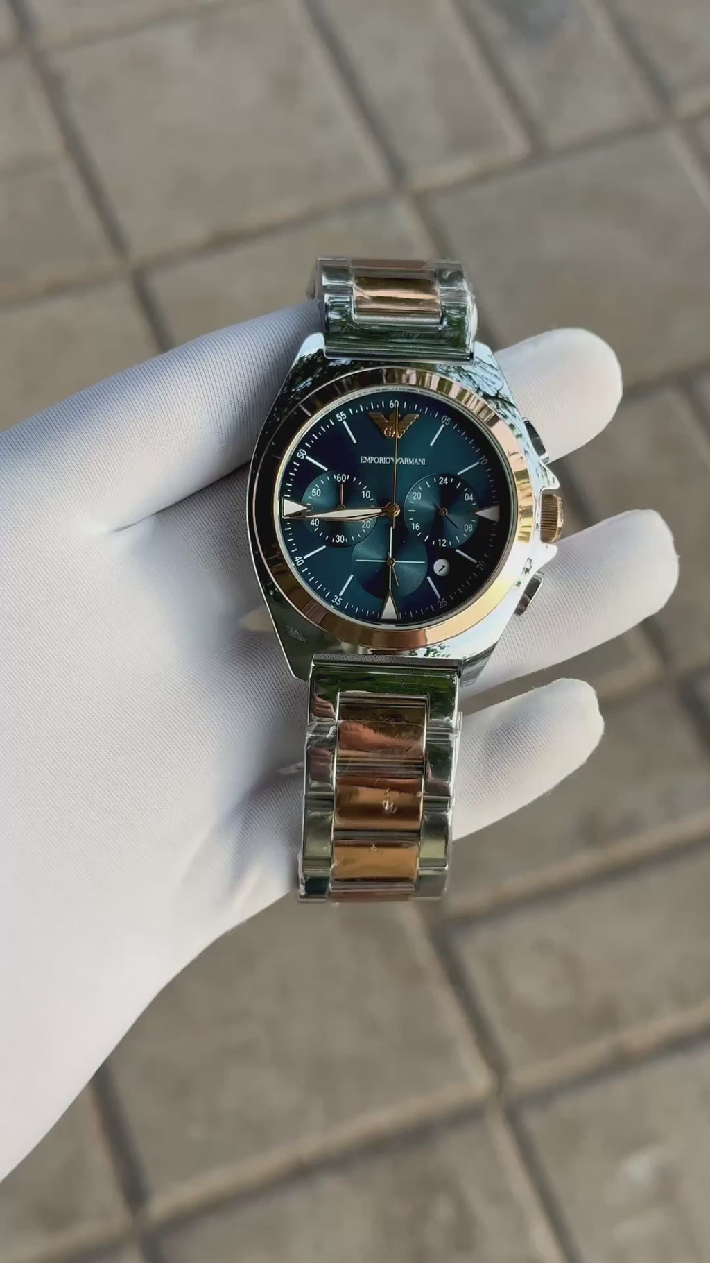 EMPORIO ARMANI DUAL TONE BLUE WC 1309