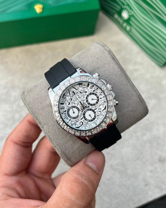 ROLEX EYE OF TIGER SILVER DIAMOND AT200