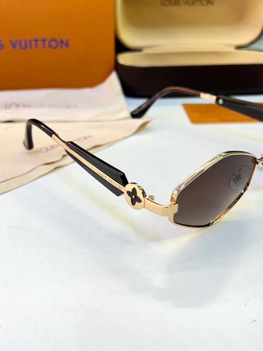 LV_ LOUI BLACK GOLDEN PREMIUM QUALITY SUNGLASS FA 1068