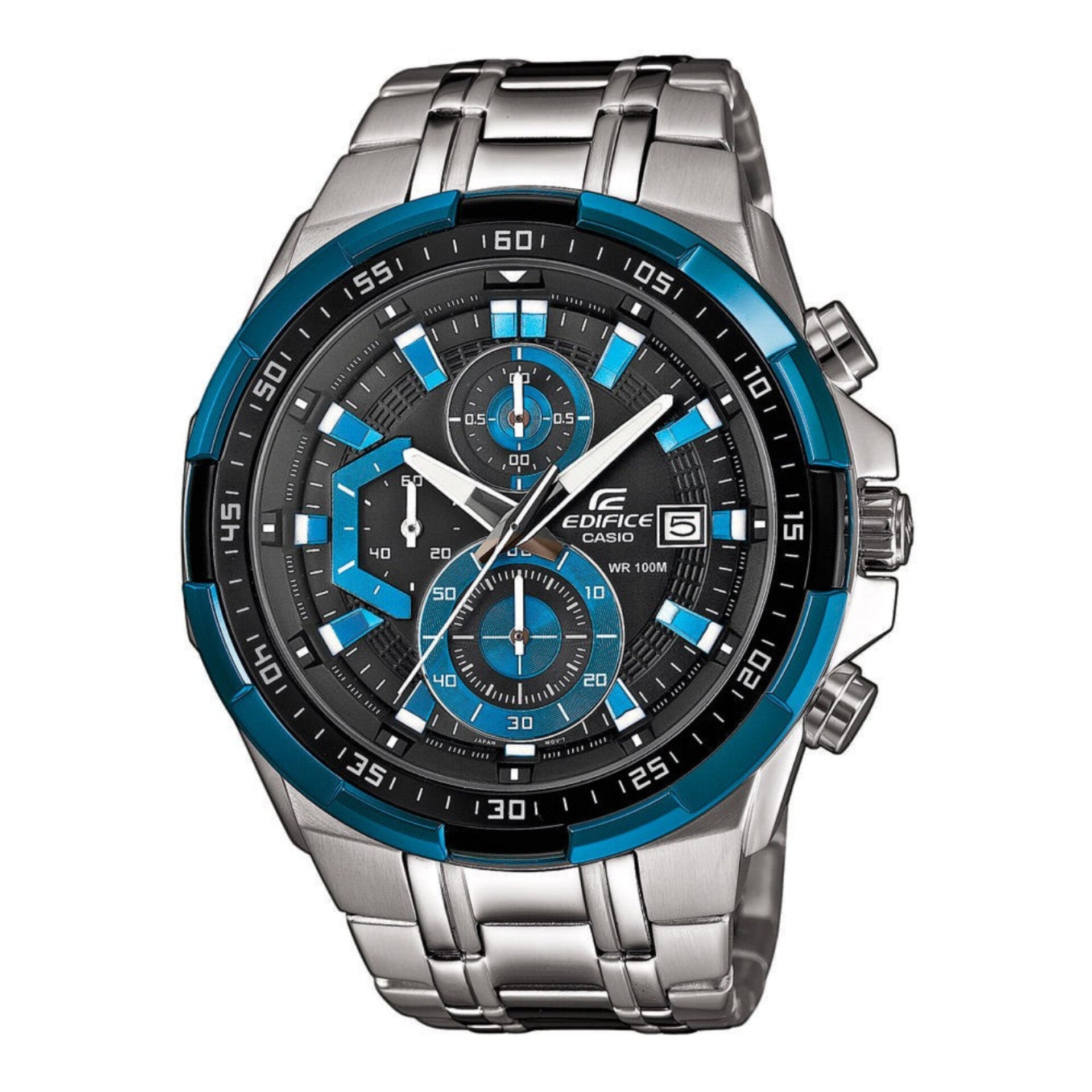 EDIFICE CASIO CHRONOGRAPH WATCH (SILVER BLUE)