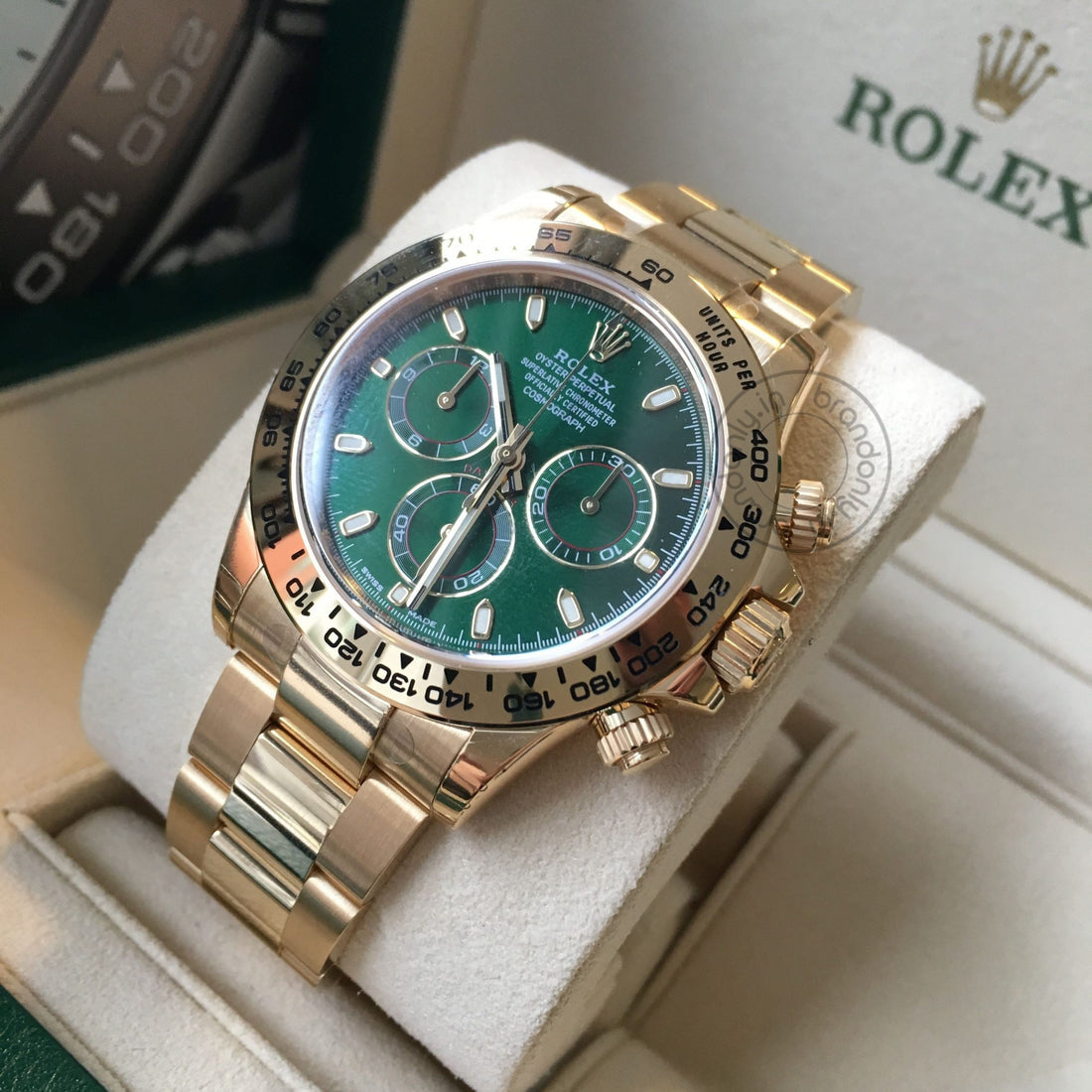 ROLEX DAYTONA GREEN GOLD (AUTOMATIC)
