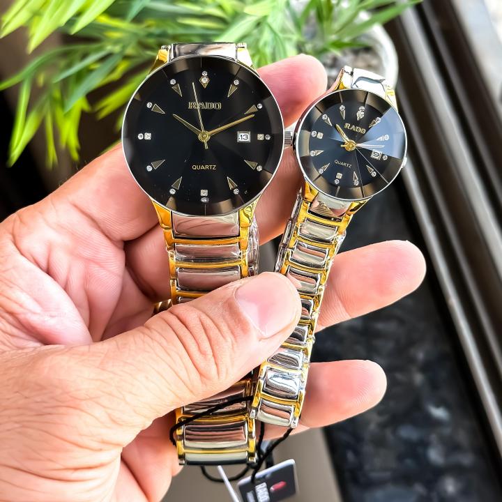 RADO COUPLE SILVER TT BLACK