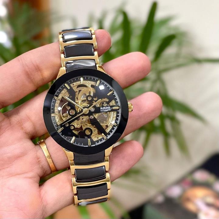 RADO CENTRIX BLACK GOLD AUTOMATIC OPEN HEART