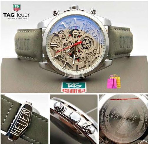 TAG HEUER CR7 DIAGNO GREY CHRONOGRAPH WATCH