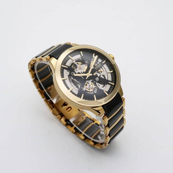 RADO CENTRIX GOLD BLACK  AUTOMATIC OPEN HEART