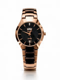 RADO JUBLIE DAY-DATE ROSE GOLD WITH BLACK DIAL (CELL MODEL)