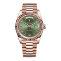ROLEX DAY DATE GREEN ROSE GOLD (AUTOMATIC)
