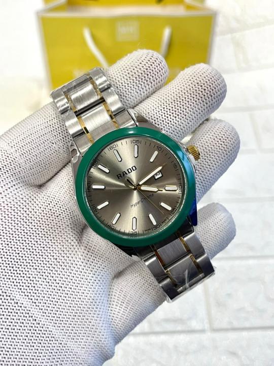 RADO HYPERCHROME – BOLD GREEN BEZEL EDITION