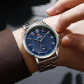 RADO CLASSIC MENS ANALOG SILVER BLUE WATCH