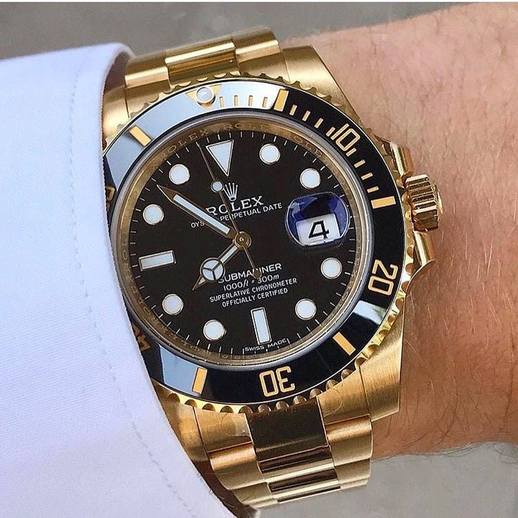 ROLEX SUBMARINER GOLD BLACK (CELL MODEL)