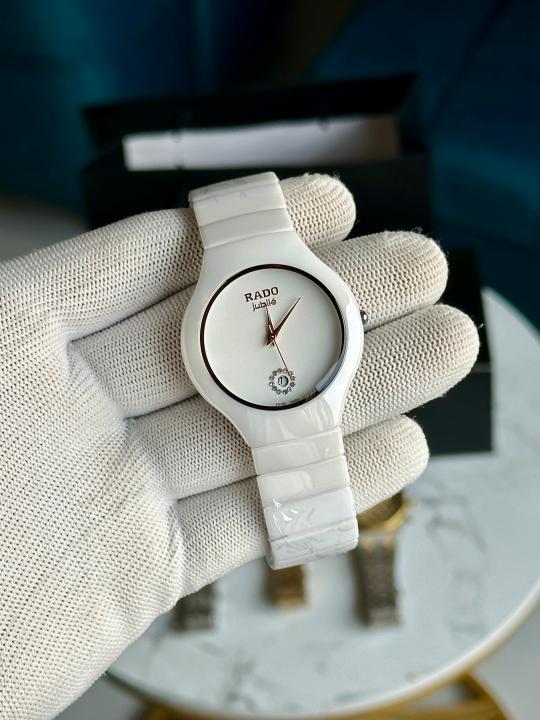 RADO JUBLIE WHITE CERAMIC WATCH