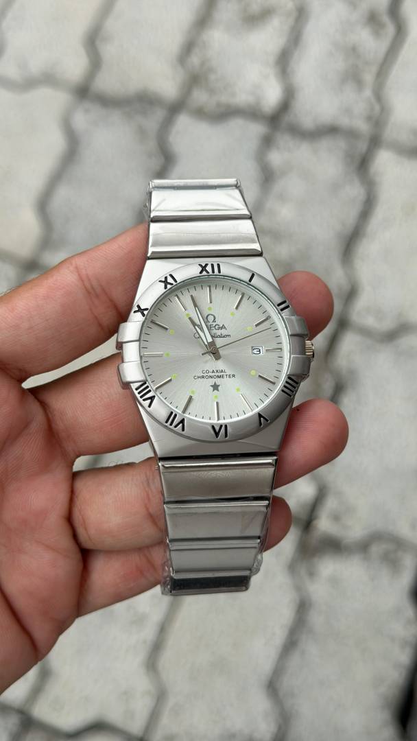 OMEGA CO-AXIAL CHRONOMETER FULL SILVER