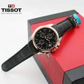 TISSOT 1853 CHRONOGRAPH LEATHER BELT (BLACK COPPER)