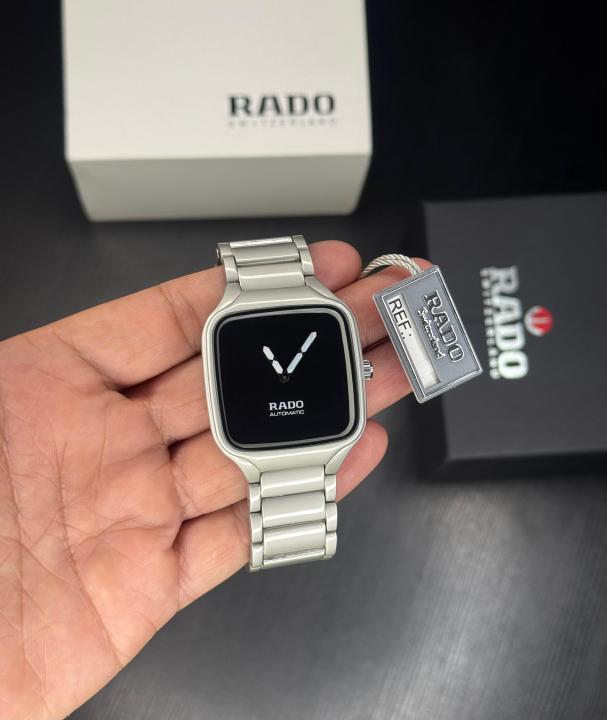 RADO TRUE SQUARE QUARTZ SILVER WATCH