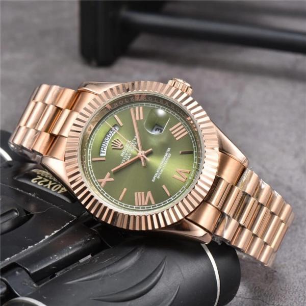 ROLEX OYSTER PERPETUAL DAY DATE 40 BATTERY COPPER-GREEN