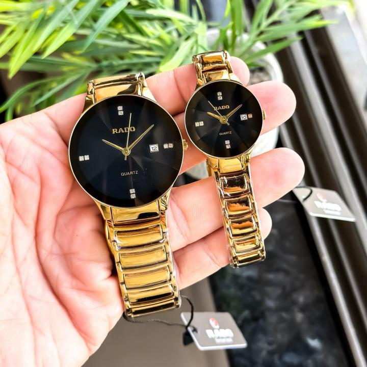 RADO COUPLE GOLD BLACK