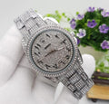 ROLEX ARABIC DIAMOND SILVER