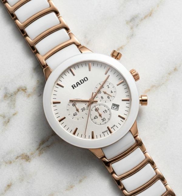 RADO CENTRIX CHRONOGRAPH WHITE-COPPER