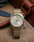 EMPORIO ARMANI CARLO CHRONOGRAPH WITH WHITE DIAL AR11725