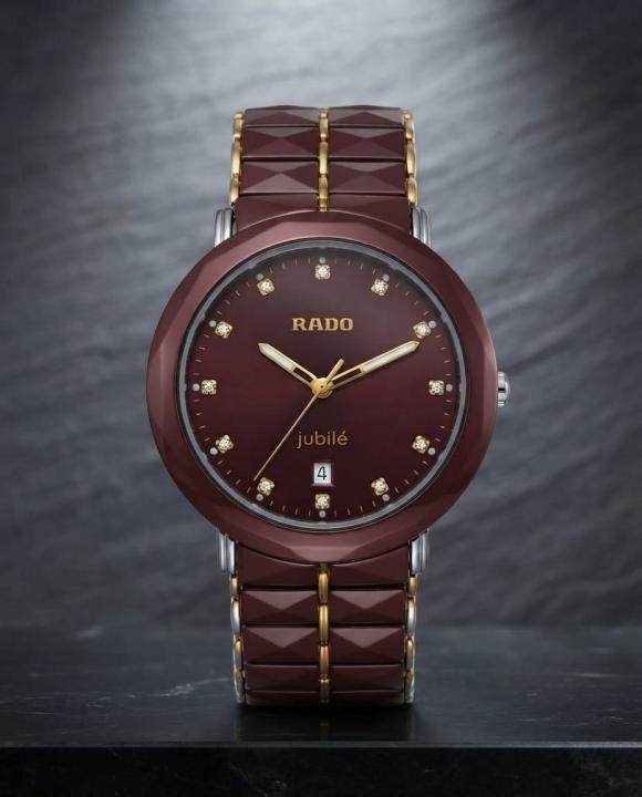 RADO JUBILE CERAMIC SINGLE DIAMOND (MAROON)