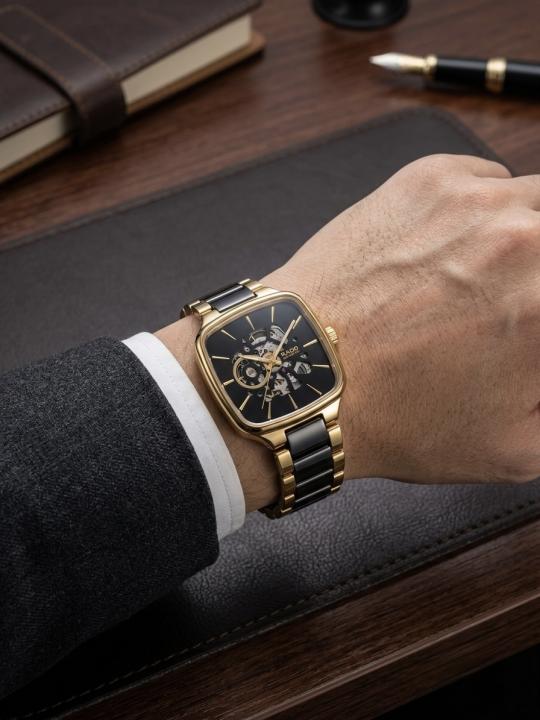 RADO AUTOMATIC WC 1306 GOLD BLACK