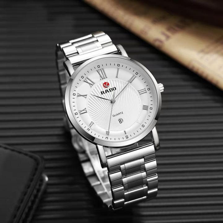 RADO CLASSIC MENS ANALOG  SILVER WHITE WATCH