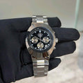 RADO DAISTAR SILVER BLACK  CHRONOGRAPH 153