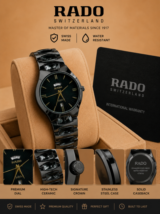 RADO JUBLIE DAY-DATE FULL BLACK
