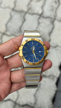 OMEGA CO-AXIAL CHRONOMETER DUAT TONE BLUE DIAL
