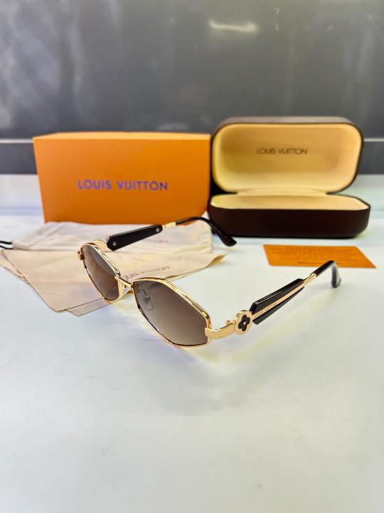LV_ LOUI BLACK GOLDEN PREMIUM QUALITY SUNGLASS FA 1068