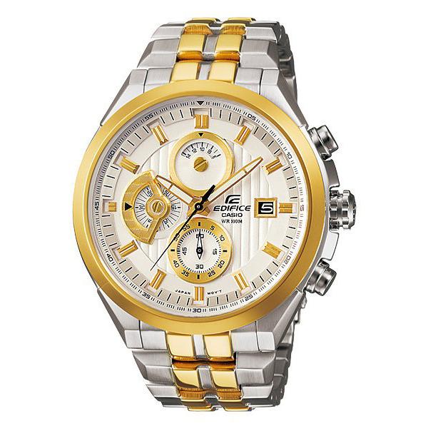 EDIFICE CASIO HYBRID DUAL TONE WATCH