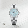 ROLEX OYSTER PERPETUAL LAND DWELLER DIAMOND BAZEL