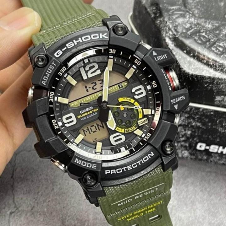G SHOCK MUD MASTER GG - 1000 ANALOG-DIGITAL WATCH WITH ORIGINAL BOX