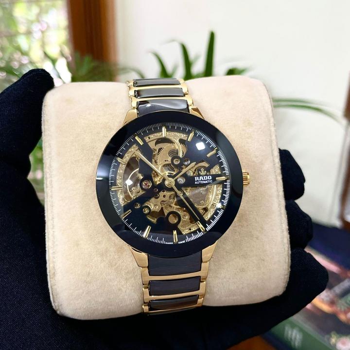 RADO CENTRIX BLACK GOLD AUTOMATIC OPEN HEART