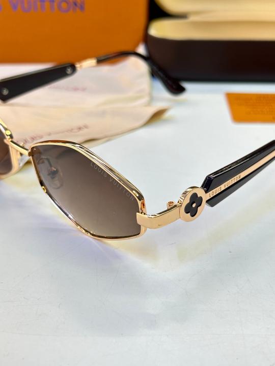 LV_ LOUI BLACK GOLDEN PREMIUM QUALITY SUNGLASS FA 1068