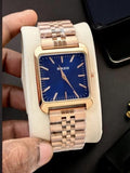 RADO TRUE SQUARE QUARTZ BLUE DIAL