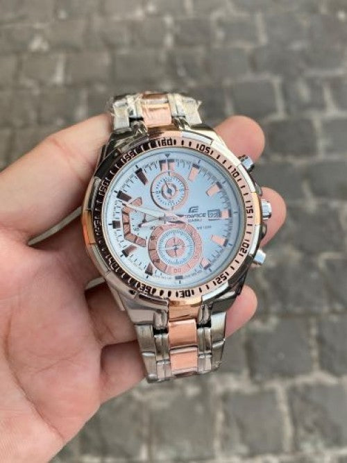 EDIFICE CASIO CHRONOGRAPH WATCH (DUAL TONE COPPER)