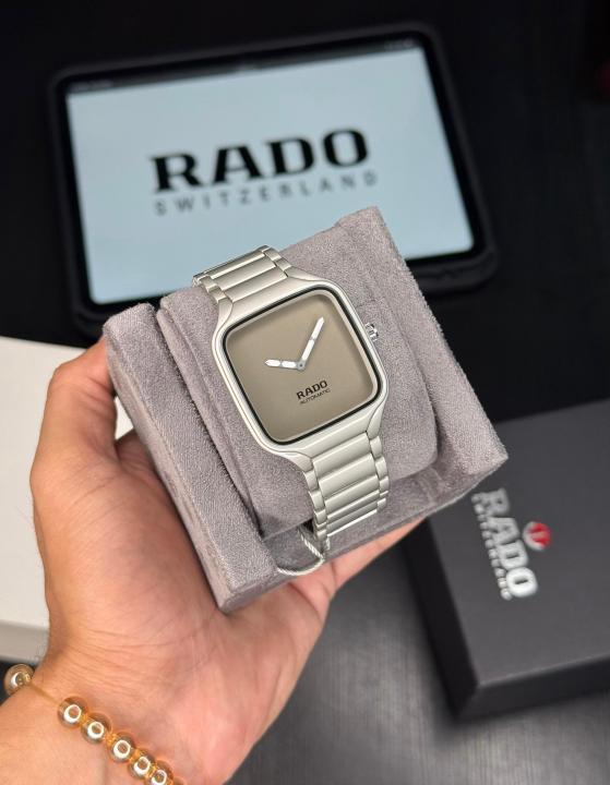 RADO TRUE SQUARE QUARTZ WHITE WATCH