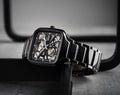 RADO TRUE SQUARE AUTOMATIC CERAMIC BLACK SILVER WITH *({FULL KIT})*