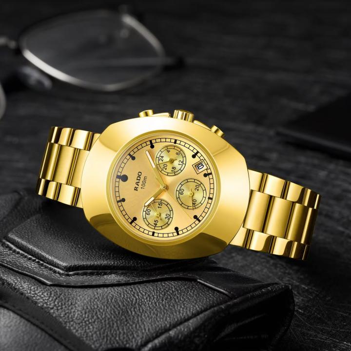 RADO NEW ORIGINAL CHRONOGRAPH 100M (FULL GOLD)