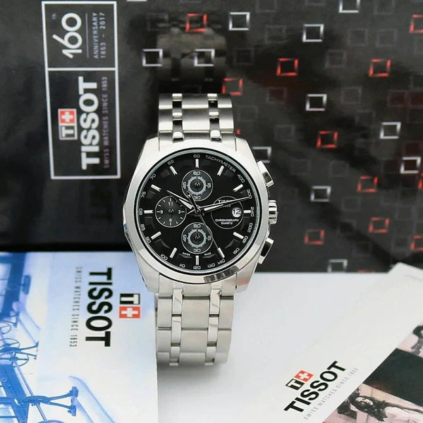 TISSOT 1853 CHRONOGRAPH WATCH (SILVER BLACK)