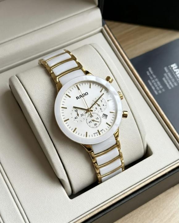 RADO CENTRIX CHRONOGRAPH WHITE-GOLD